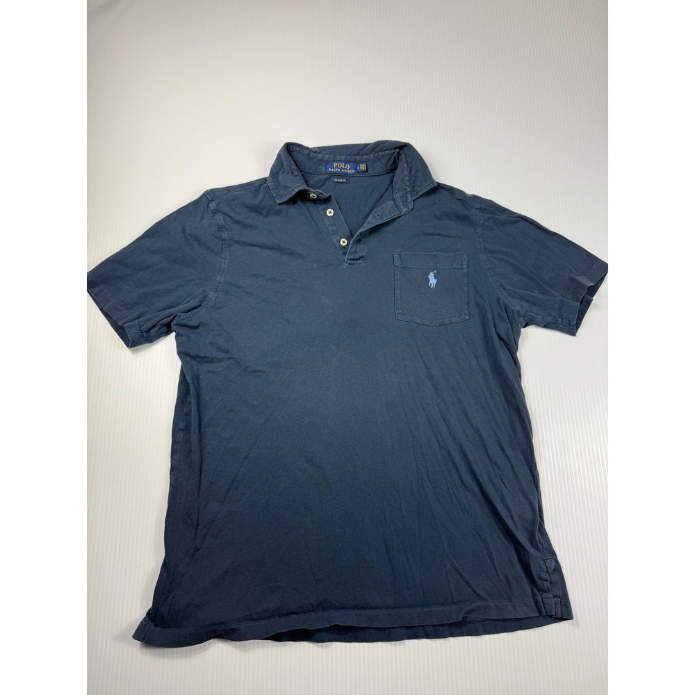 Polo‎ Ralph Lauren Polo Shirt Classic Fit Casual Short Sleeve Blue Medium